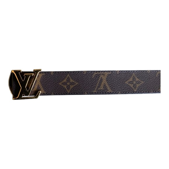 Authentic Louis Vuitton Initialed 30 MM. Reversible Belt. Size 85 - Picture 7 of 9